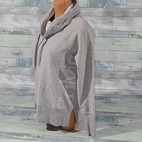Calvin Klein Performance Gray Hoodie sz Small - Picture 2 of 5